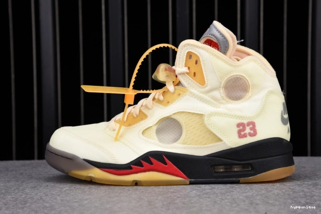 HYPE Retro 5 DH8565-100 Jordan OFF-WHITE Sail 0821